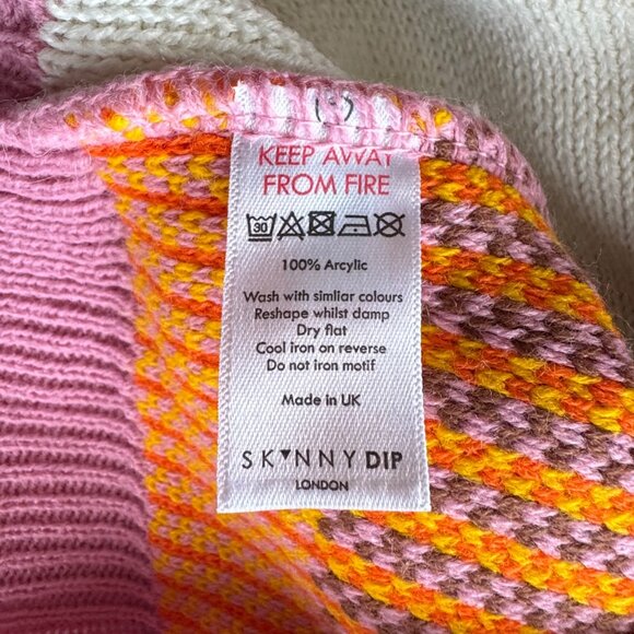 POWERPUFF GIRLS x SKINNYDIP Cropped Cardigan Womens M Medium Retro Sweater HTF - Picture 7 of 7